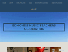 Tablet Screenshot of edmondsmusicteachers.org